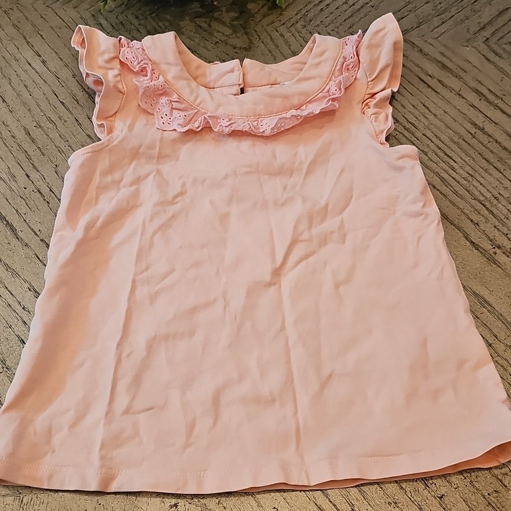 Pink Ruffled Kids Top Size 5T - Picture 7 of 7